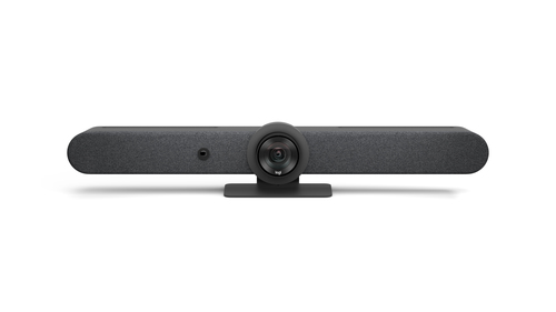Logitech Rally Bar graphite all in one video conferencing bar front view
