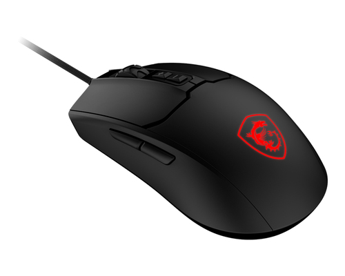 MSI FORGE GM100, Ambidextrous, Optical, USB Type-A, 6400 DPI Mouse