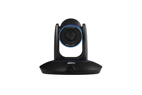 AVer PTC500S PTZ video conference camera capturing 1080p 60fps for professional meetings