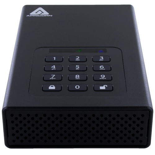 Aegis Padlock DT 2TB external hard drive with keypad security Apricorn