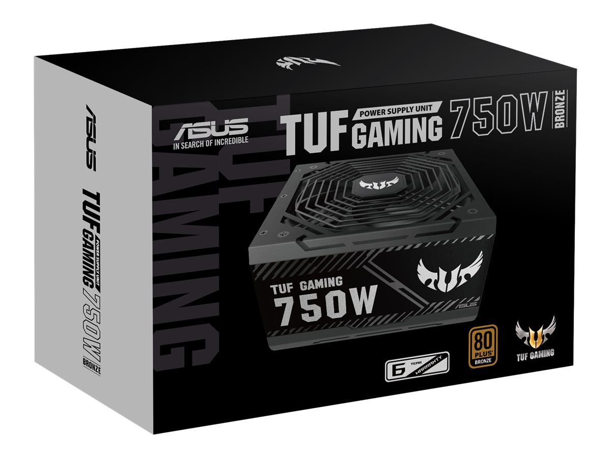 ASUS TUF 750B, 750 W, 100 - 240 V, ATX, Gaming Power Supply