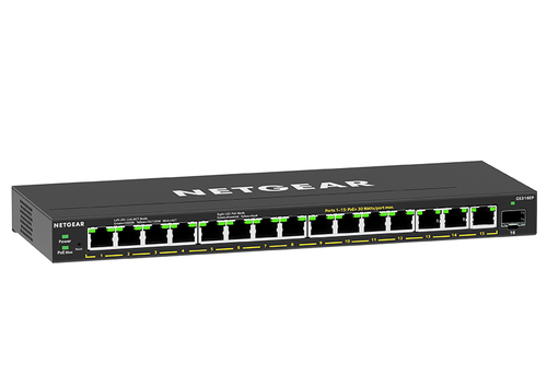 NETGEAR (GS316EP-100UKS), Gigabit PoE, Managed Switch