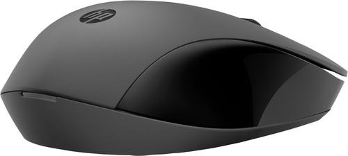 HP 150 Wireless Mouse, Ambidextrous, Optical, RF, 1600 DPI, Black