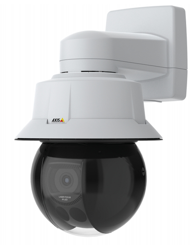 Full HD Axis 01924-002 outdoor/indoor security camera with 31x optical zoom, click-to-track functionality, and privacy masking