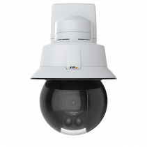 High-speed Axis 01924-002 wired PTZ camera with auto-tracking, day/night mode, and IP66/IP67 weatherproof housing