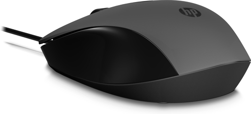 HP 150 Wired Mouse, Ambidextrous, Optical, USB Type-A, 1600 DPI