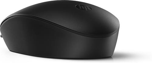HP 128 Laser Wired Mouse, Ambidextrous, USB Type-A, 1200 DPI, Black