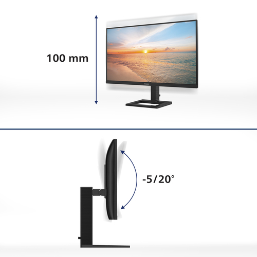 Philips 1000 series (27E1N1800AE/00), (27"), 4K UHD, LED Monitor