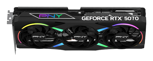 PNY GeForce RTX 5070 EPIC-X RGB OC ARGB 12GB GDDR7 Triple Fan Graphics Card