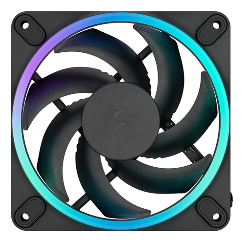 Fractal Design Momentum 12 RGB 120mm PWM fan with high airflow and customizable ARGB lighting