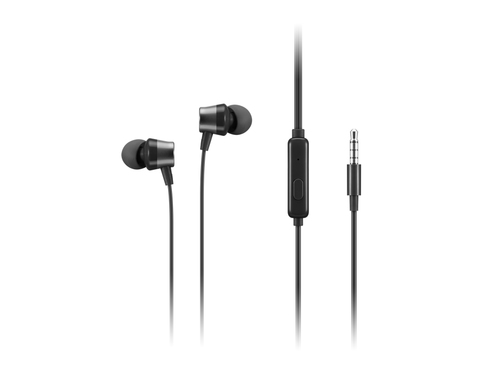 Lenovo (4XD1J77352), Wired, 100 - 20000 Hz, Headset/Earphones, Black