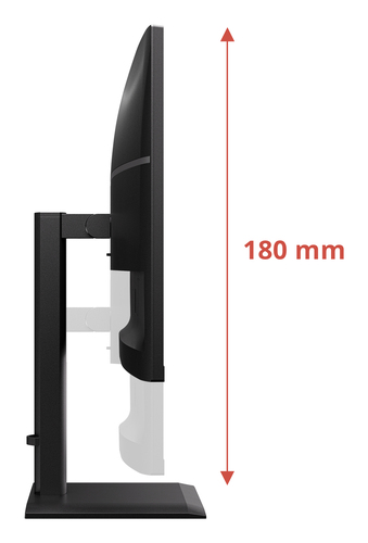 Black AOC QHD monitor with frameless bezel