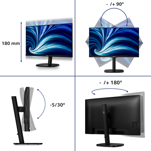Philips 3000 series 32B2N3500/00 31.5" 2560 x 1440 pixels LCD Monitor Black