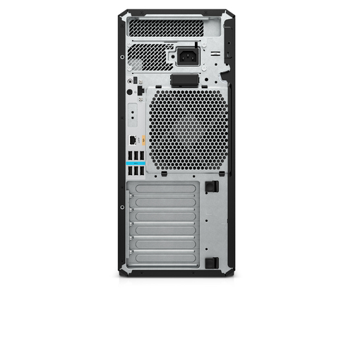 Rear ports of HP Z4 G5 workstation with Thunderbolt 4 and Ethernet