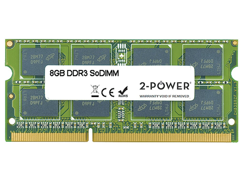 2-Power (2P-H6Y77AA#AC3) 8GB DDR3L 1600 MHz SODIMM Memory for Laptop/PC