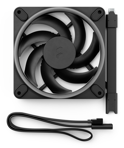 Fractal Design Momentum 12 120mm fan with PWM control and Zero RPM mode for precise cooling