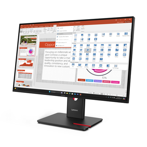 Lenovo ThinkVision T27-40, (27"), 1920 x 1080 pixels, Full HD, LED Monitor