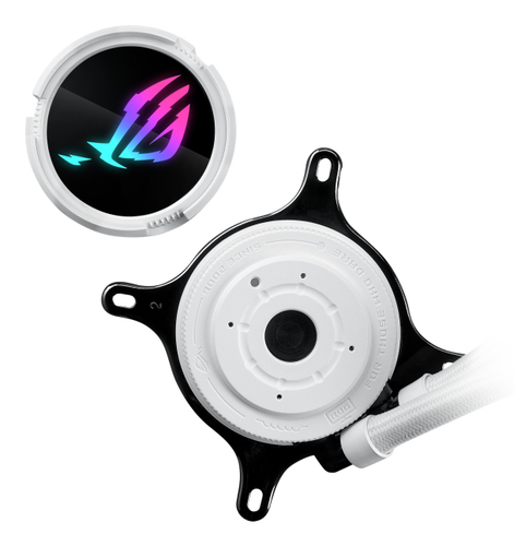 ASUS ROG Strix LC III 240 ARGB white radiator dual fan cooling system - CFHO-290