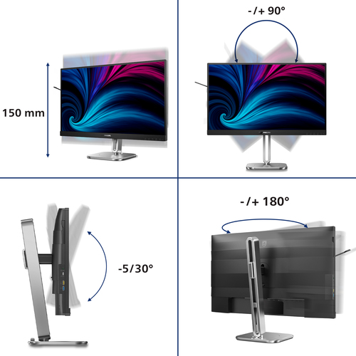 Philips 6000 series (27B2U6903/00), (27") 3840 x 2160 pixels, 4K UHD LED Monitor