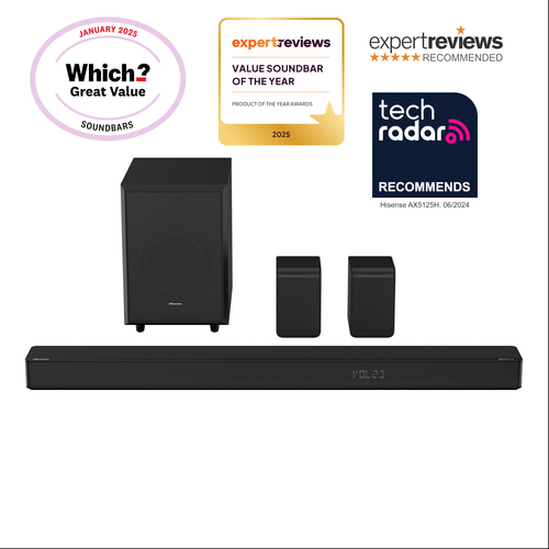 Hisense AX5125H, 5.1.2 channels, 500 W, Speaker