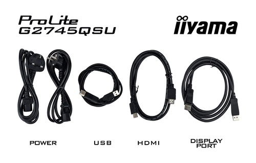 iyama 27 inch WQHD monitor Cables
