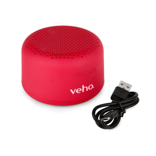Veho M3, Wireless, Red Speaker