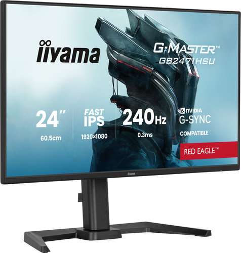 iiyama G-MASTER GB2471HSU-B1 23.8" 1920 x 1080pixels Full HD Monitor Black