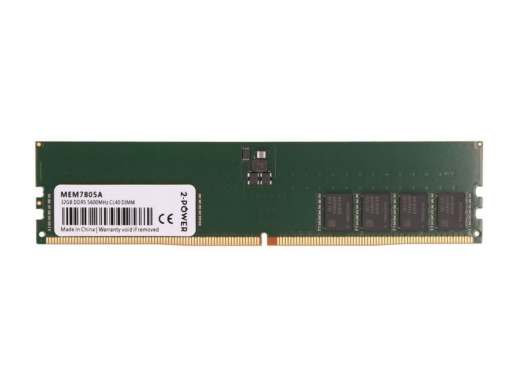 2-Power (MEM7805A) 32GB DDR5 5600MHz DIMM Memory - front image