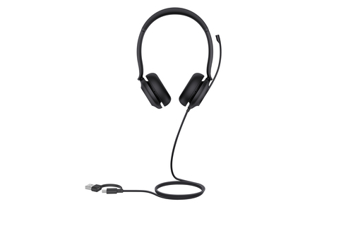 Yealink UH35 Dual UC USB-C/A, Wired, 20 - 20000 Hz, Headset/Headphones, Black