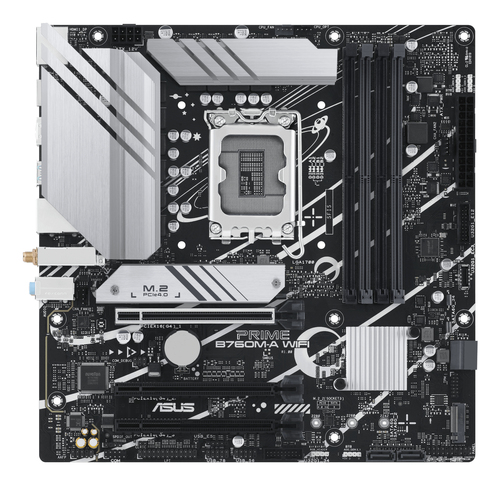ASUS Prime B760M-A WIFI mATX Motherboard for Intel LGA1700 CPUs