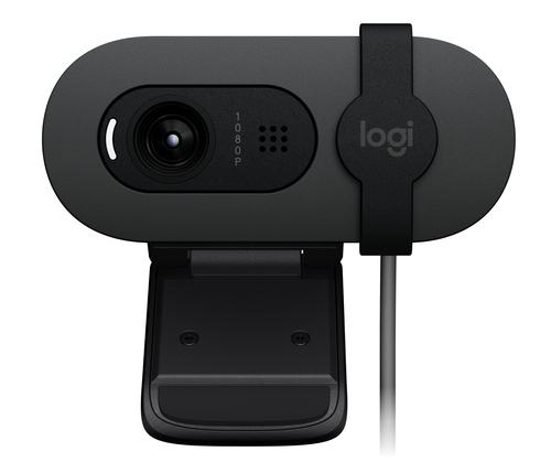 Logitech 960-001585 1080p Full HD Webcam, 2MP, 30fps, 720p/1080p, Crisp Video