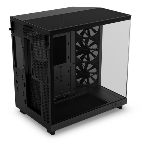 NZXT H6 Flow, ATX, micro ATX, Mini-ITX, Steel, Tempered glass Midi Tower Case