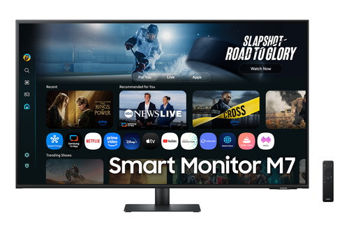 Samsung 43" Smart Monitor M70F UHD, 109.2 cm (43"), 4K Ultra HD, LCD