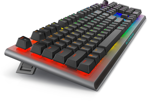 Alienware AW920K RGB keyboard with wired and wireless USB, RF, and Bluetooth connectivity