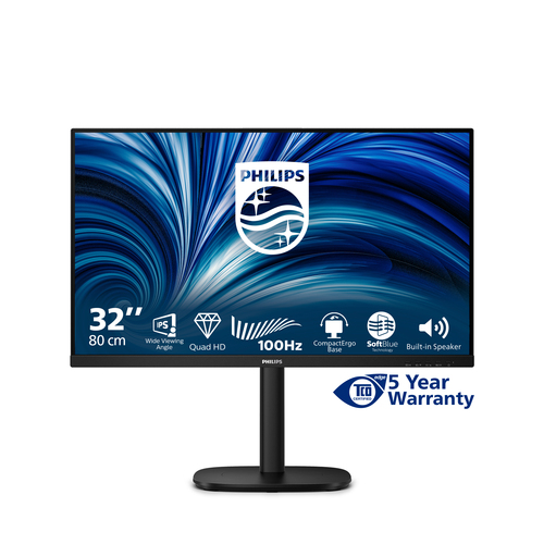 Philips 3000 series 32B2N3500/00 31.5" 2560 x 1440 pixels LCD Monitor Black