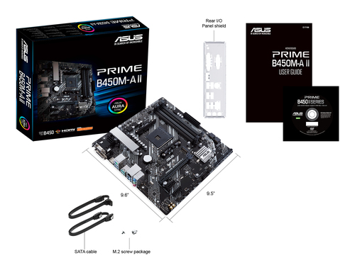 Asus Prime B450M-A II Micro ATX AM4 Motherboard