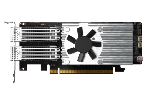 QNAP QXG-100G2SF-E810 Internal Wired PCI Express Fiber 100000 Mbit/s