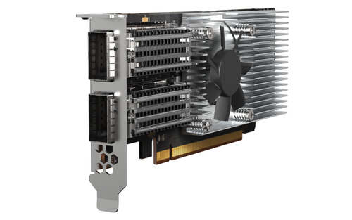 QNAP QXG-100G2SF-E810 Internal Wired PCI Express Fiber 100000 Mbit/s