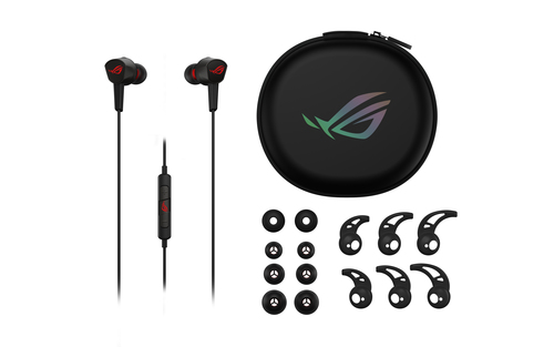 ASUS ROG Cetra II Core gaming headset 9.4 mm drivers close view