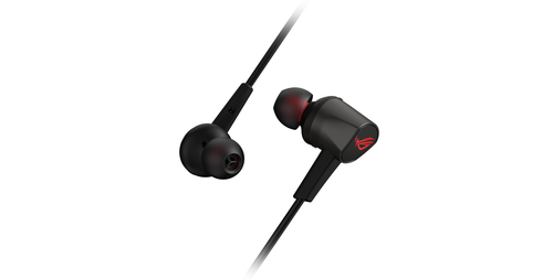 ASUS ROG Cetra II Core in ear headset with splitter cable