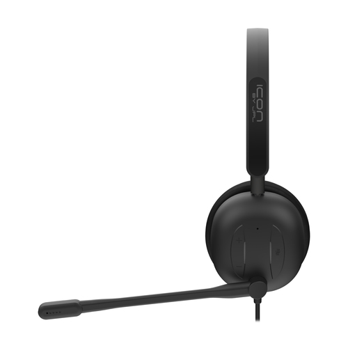 JPL Icon 100-UB3, Wired, Office/Call center, Headset/Headphones, Black