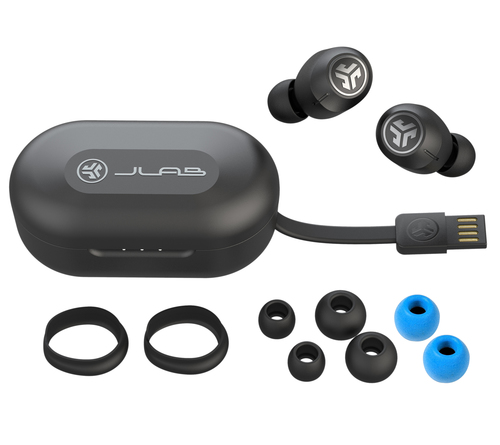 JLab JBuds Air ANC, True Wireless Stereo (TWS), 20 - 20000 Hz, Headphones/Earbuds, Black