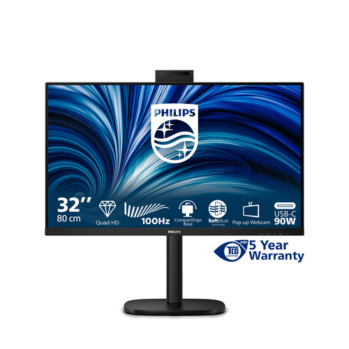 Philips 3000 series 32B2U3601H/00 31.5" 2560 x 1440 pixels LCD Monitor Black