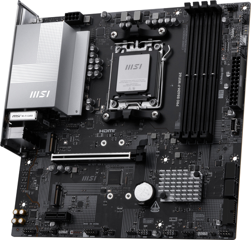 MSI PRO B840M-P WIFI6E Micro ATX AM5 Motherboard