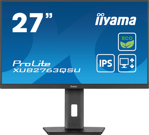 iiyama ProLite, IPS QHD, 68.6 cm (27"), 2560 x 1440 pixels, LED Monitor
