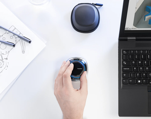 3Dconnexion SpaceMouse, 6DoF, RF Wireless + Bluetooth + USB Type-A, Black