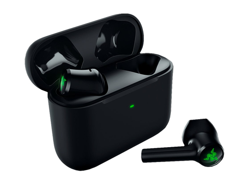 Razer Hammerhead X gaming mode earbuds with RGB lighting