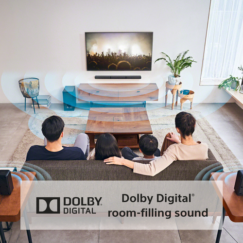 Sony (HTS40R.CEK), 5.1 channels, 600 W, Speakers