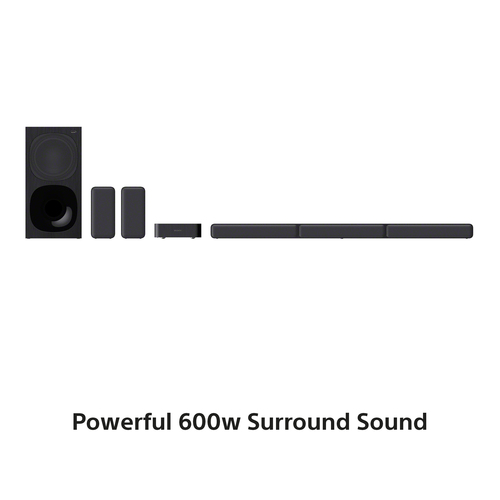 Sony (HTS40R.CEK), 5.1 channels, 600 W, Speakers
