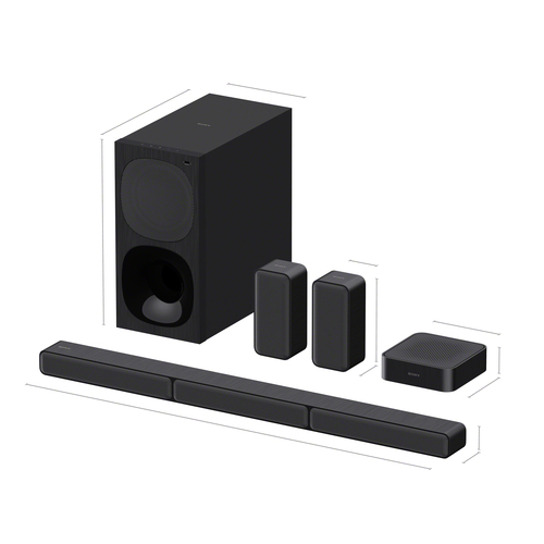 Sony (HTS40R.CEK), 5.1 channels, 600 W, Speakers